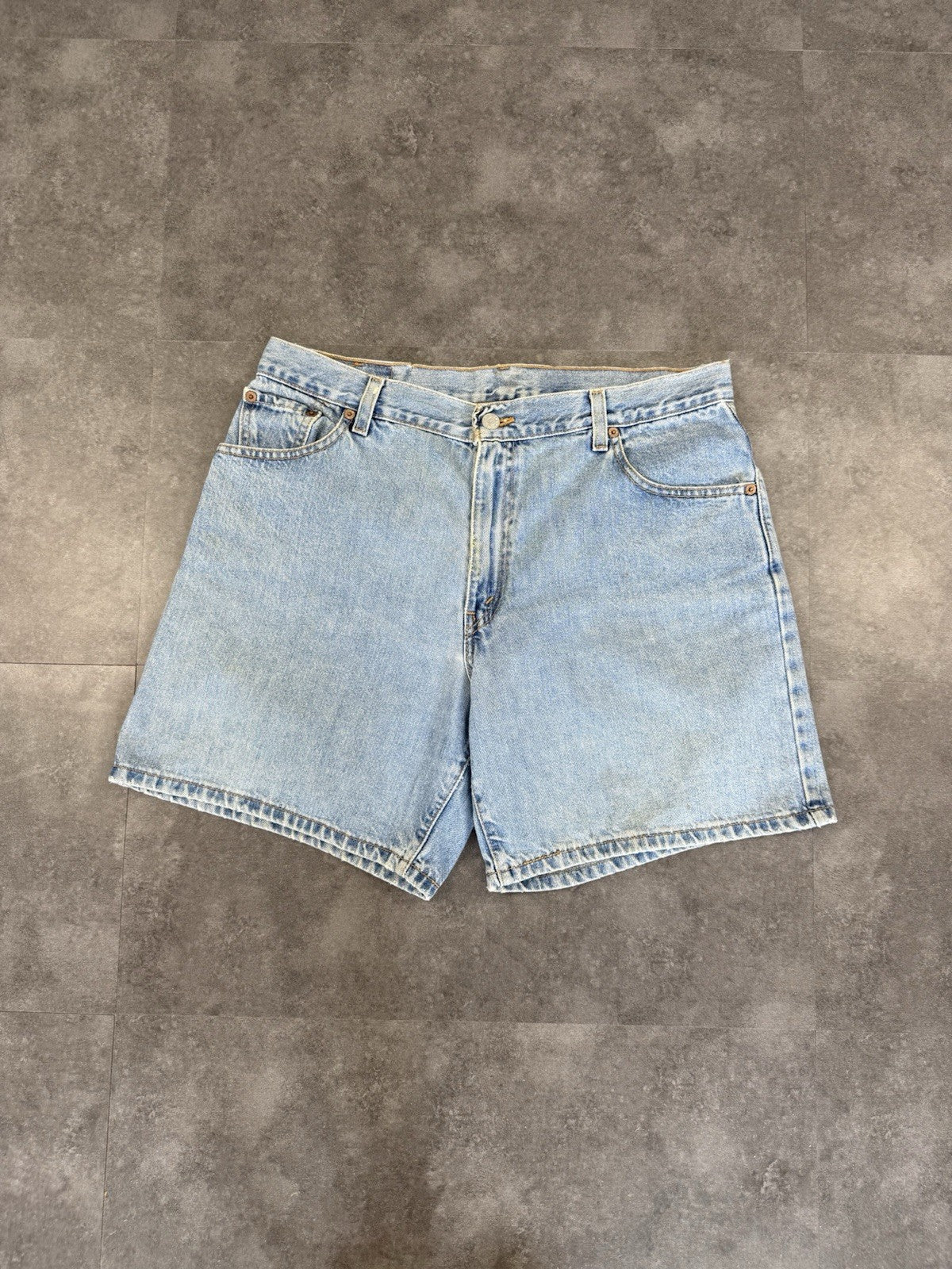 Levi's 550 Vintage Baggy Jorts 90s Y2K Denim Jeans Shorts Skater Workwear 34W