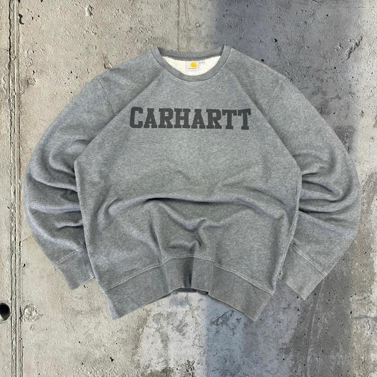 carhartt 2000s Walf knit spellout workwear sweatshirt