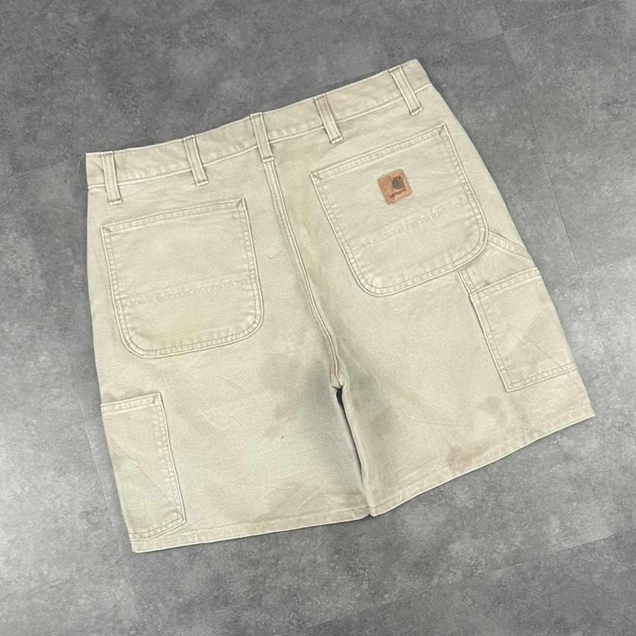 Carhartt 2000s dungaree workwear comfort fit cargo shorts