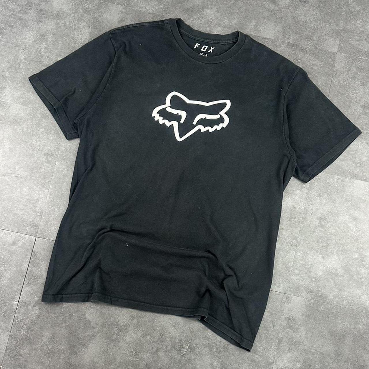 Fox Racing 2000s logo Print Logo graphic T shirt