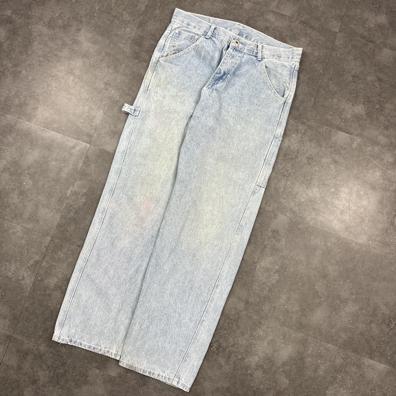 Hiphop style 2000s embroidered baggy DC jeans