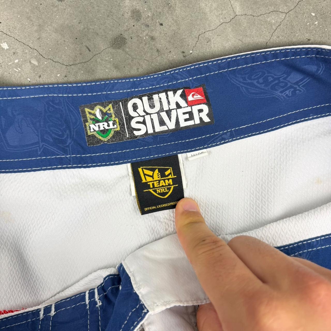 Quiksilver Ausrtria rugby surfer vintage Y2K Surfwear beach swim board shorts