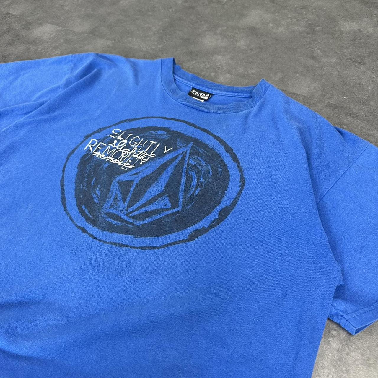 Volcom T 2000s Y2K logo print design
