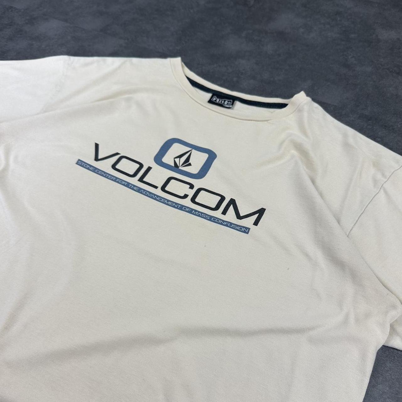 Volcom T 2000s Print logo graphic T shirt