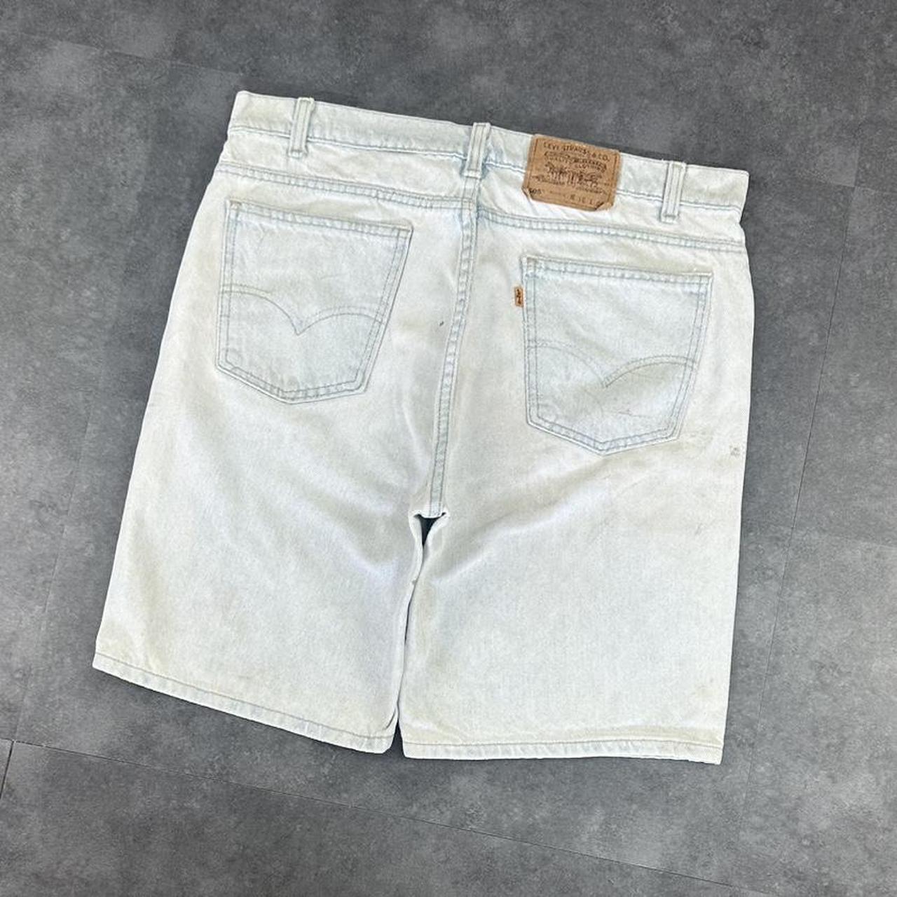 Levi’s 505 2000s dungaree workwear comfort fit denim shorts jorts