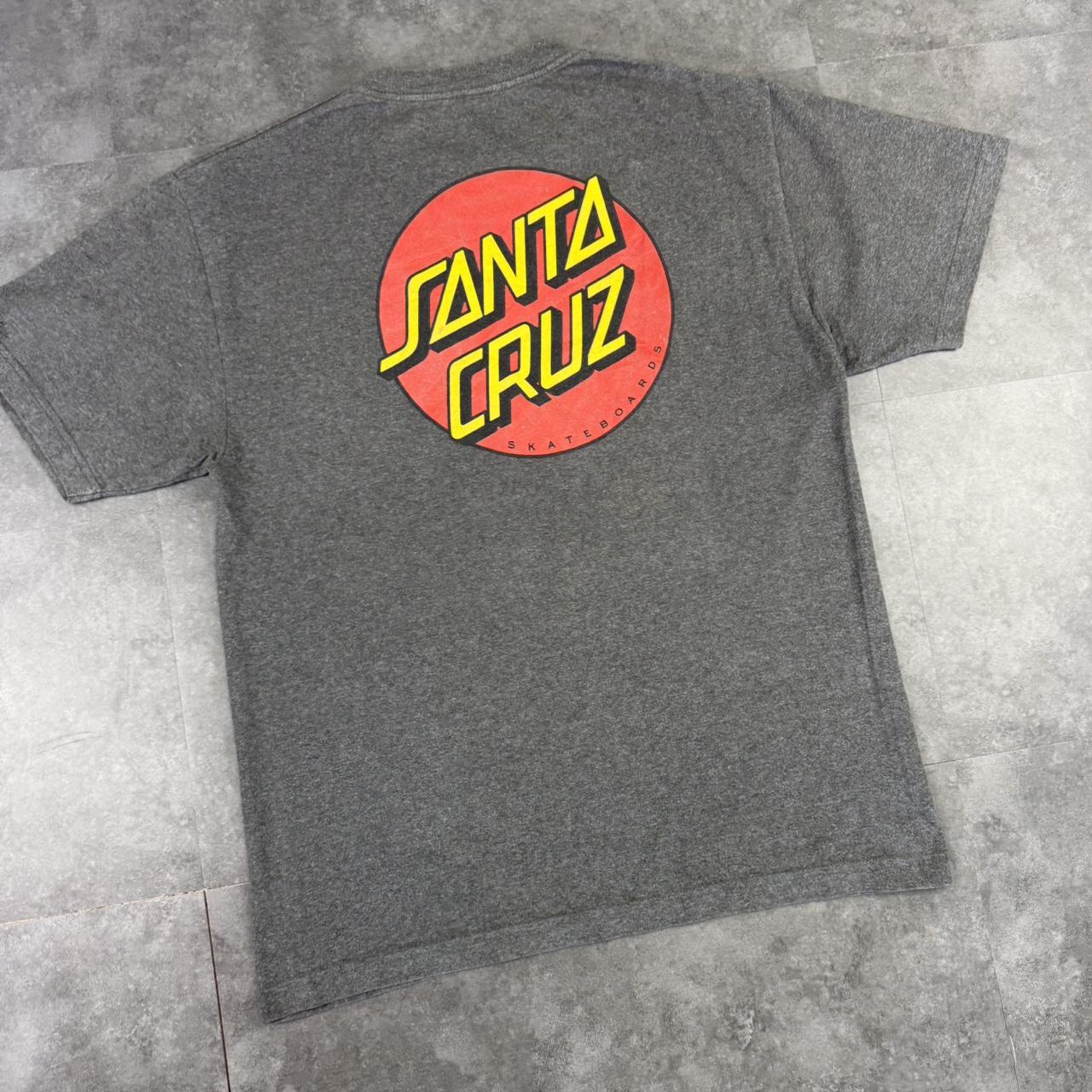 Santa Cruz 2000s skater Surfwear Print graphic T shirt