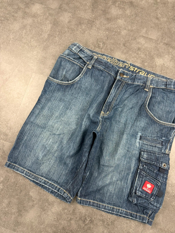Engelbert Strauss ES 2000s Denim Workwear Carpenter Cargo Jorts Work Shorts
