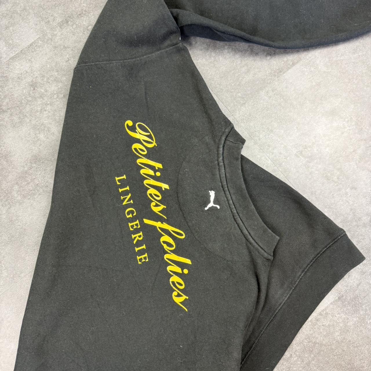 Puma Vintage 90s Embroidered Spellout Sweatshirt Y2k Sportswear