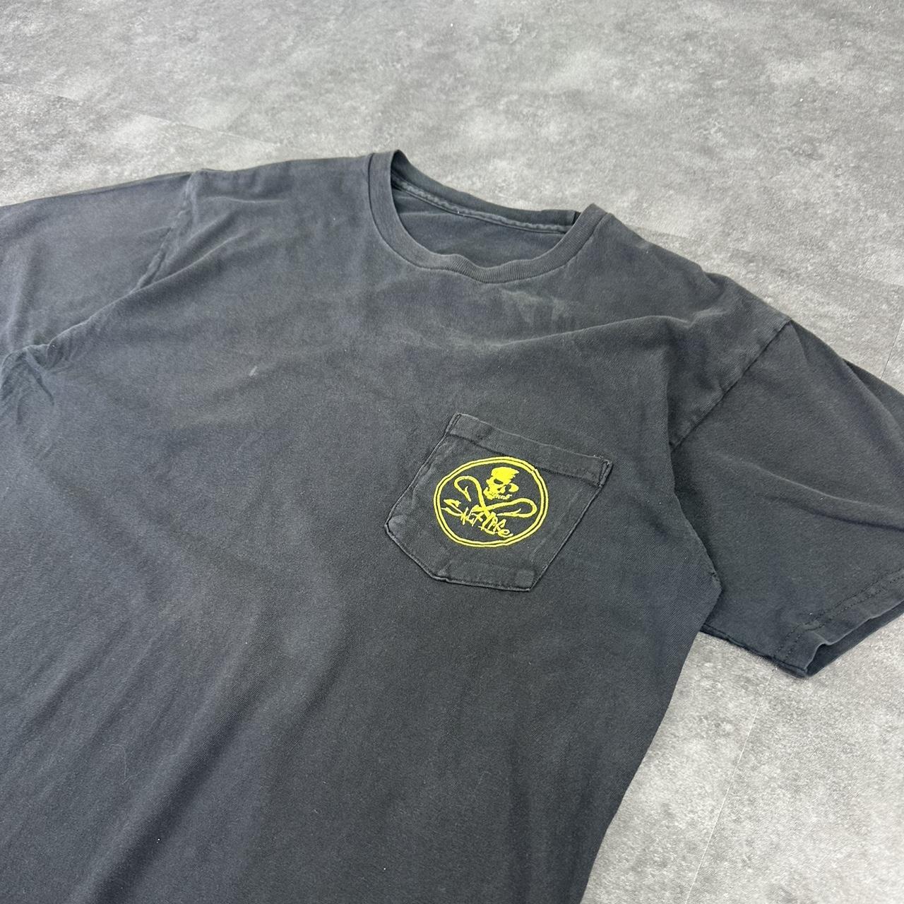 Salt life 90s printed graphic skull and hook logo T shirt
