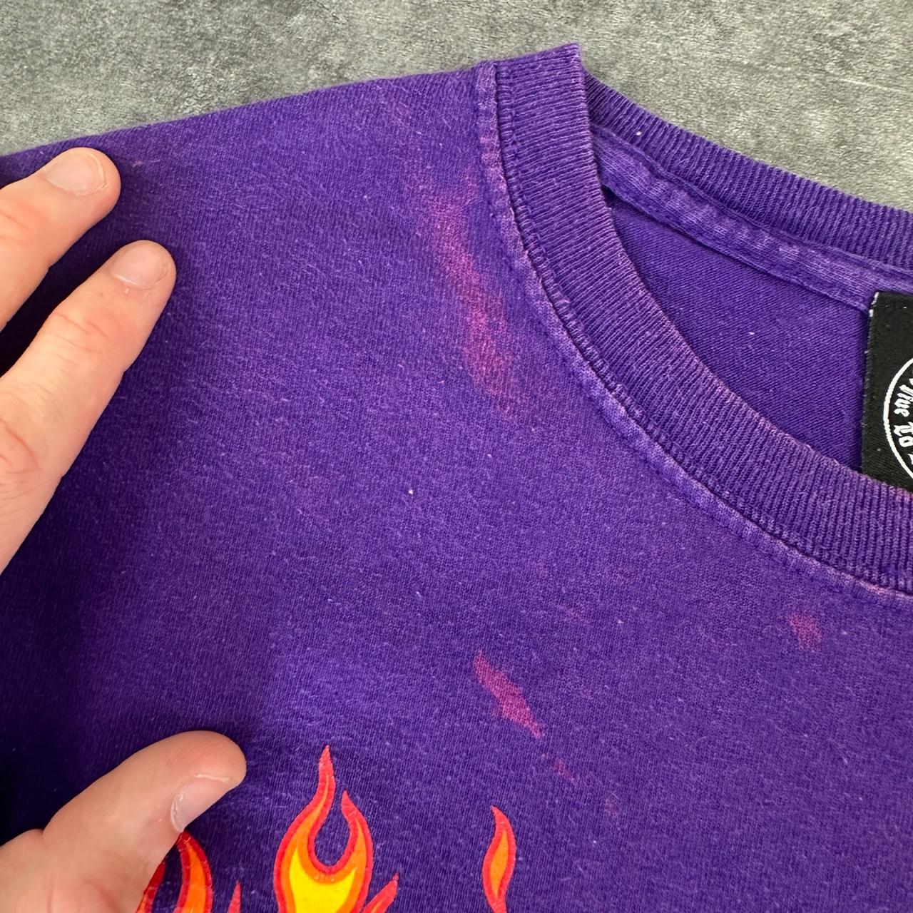 Thrasher T 2000s Print Flaming Logo design graphic T shirt