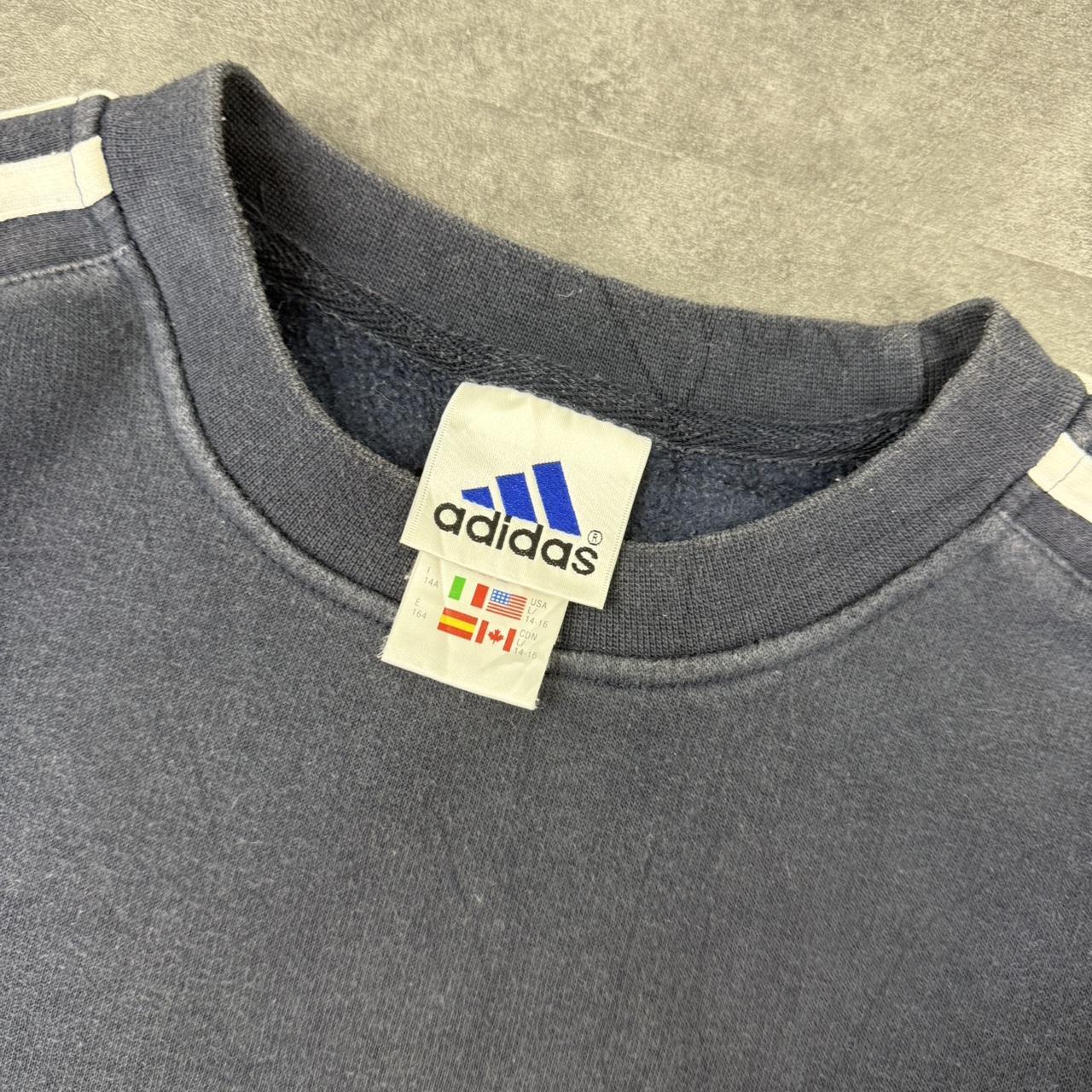 Vintage 2000s Adidas Spellout Three stripe big logo Sweatshirt