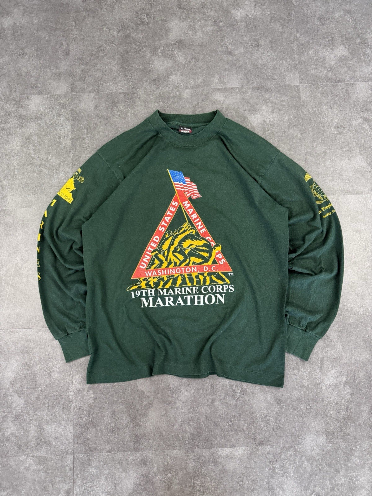 Single Stitch BEST Fruit of the Loom Marine Corp Vintage 90s USA Made T-Shirts