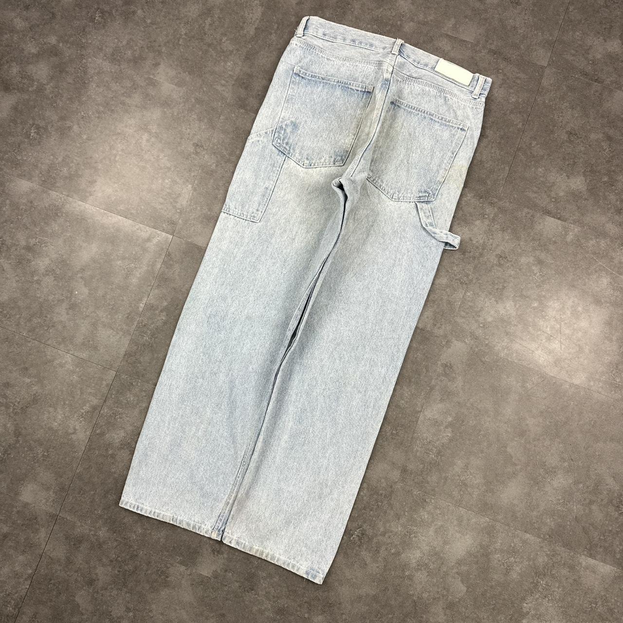 Hiphop style 2000s embroidered baggy DC jeans