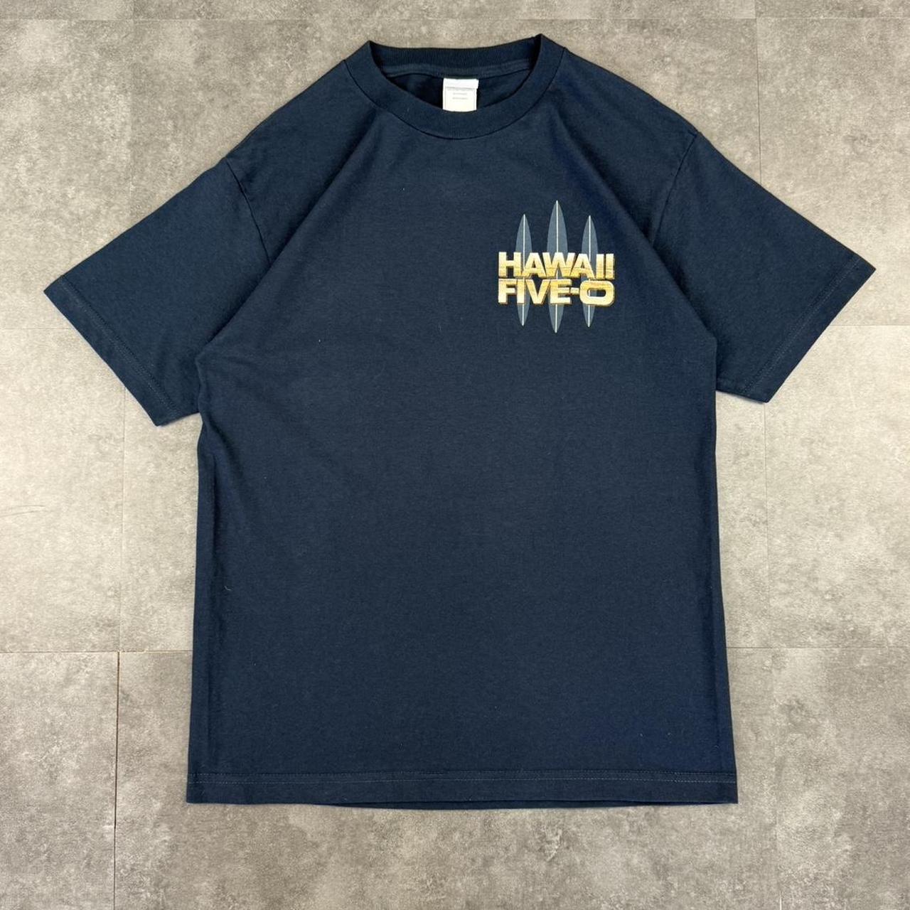 Hawaii Five O T 2000s surfwear Logo design graphic T shirt