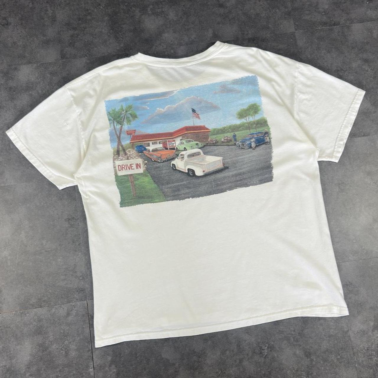 In-N-Out T 2000s Y2K logo Classic Diner print design