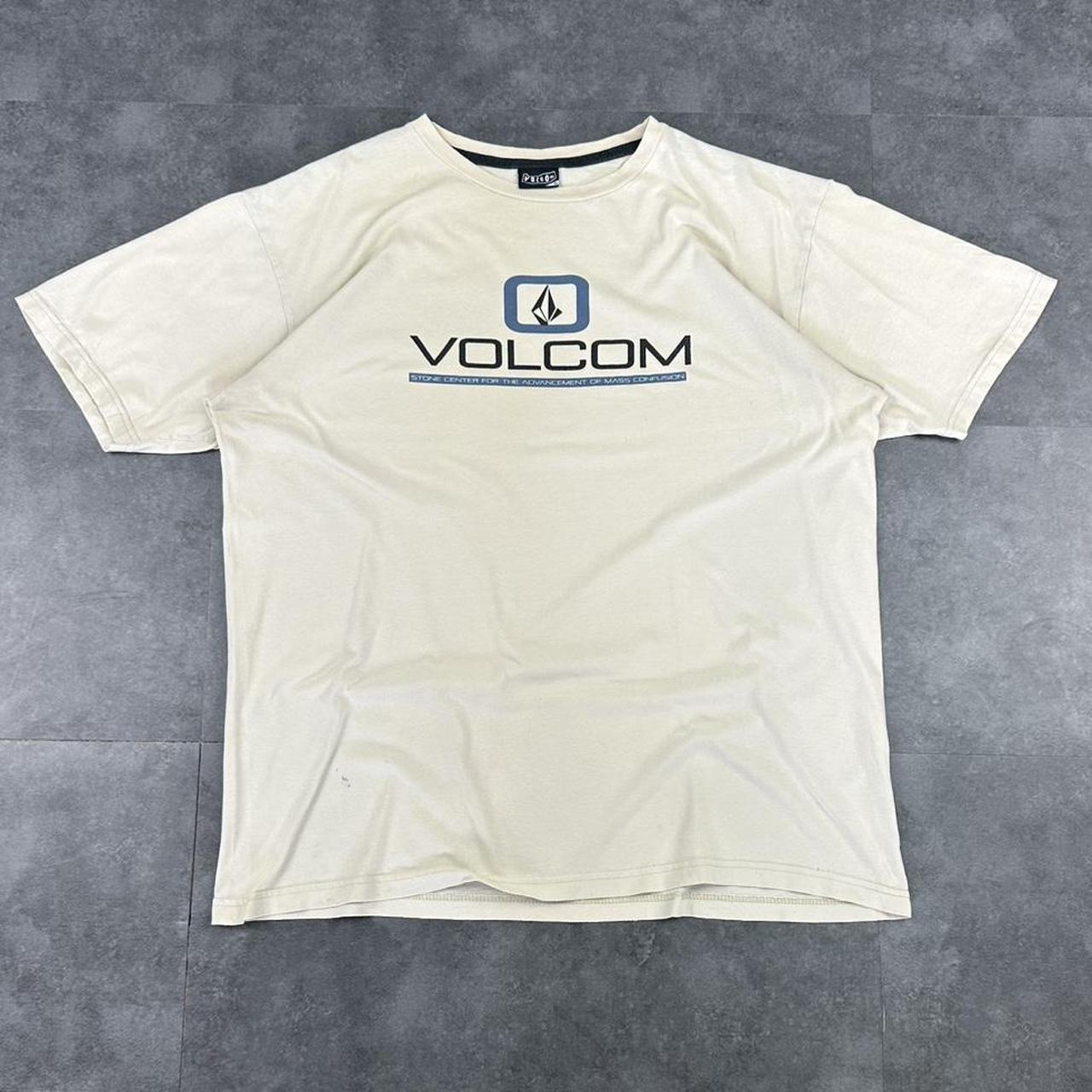 Volcom T 2000s Print logo graphic T shirt