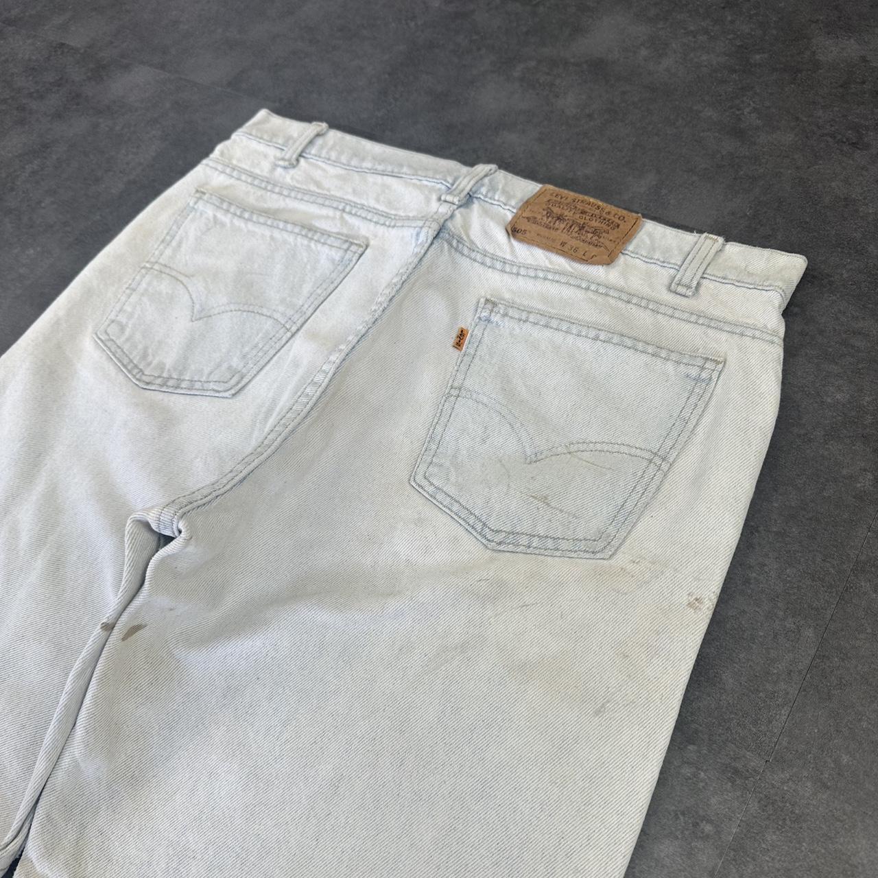Levi’s 505 2000s dungaree workwear comfort fit denim shorts jorts
