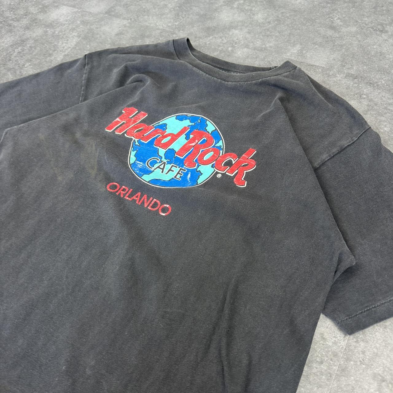 Hard Rock Cafe Orlando T 2000s Y2K logo print design