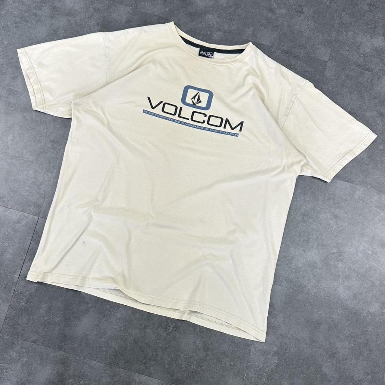 Volcom T 2000s Print logo graphic T shirt