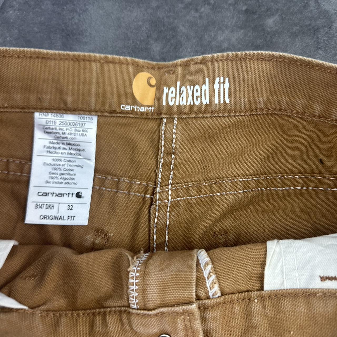 Carhartt 2000s dungaree workwear comfort fit cargo shorts