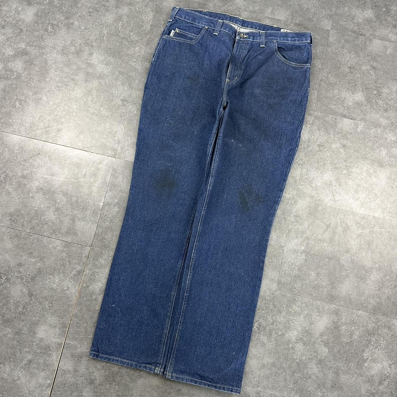 Carhartt 2000s dungaree workwear comfort fit cargo trousers