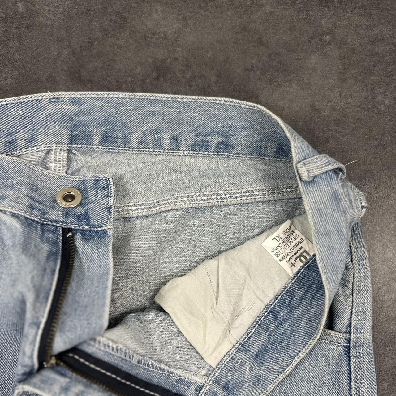 Hiphop style 2000s embroidered baggy DC jeans
