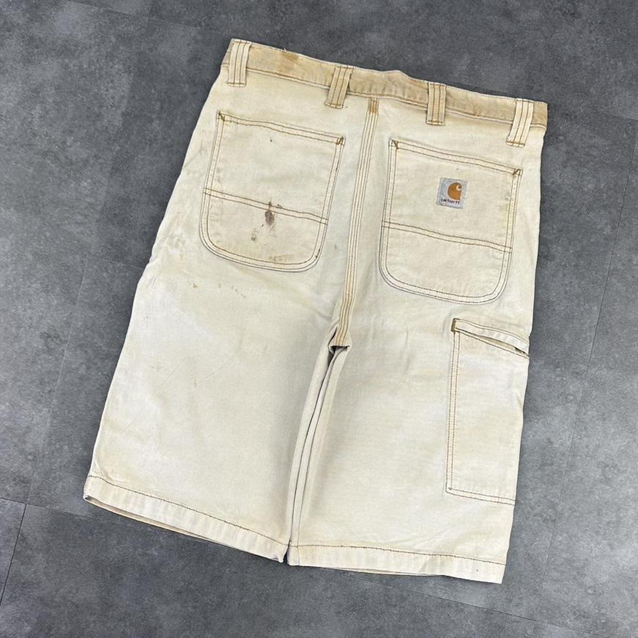 Carhartt 2000s dungaree workwear comfort fit cargo shorts
