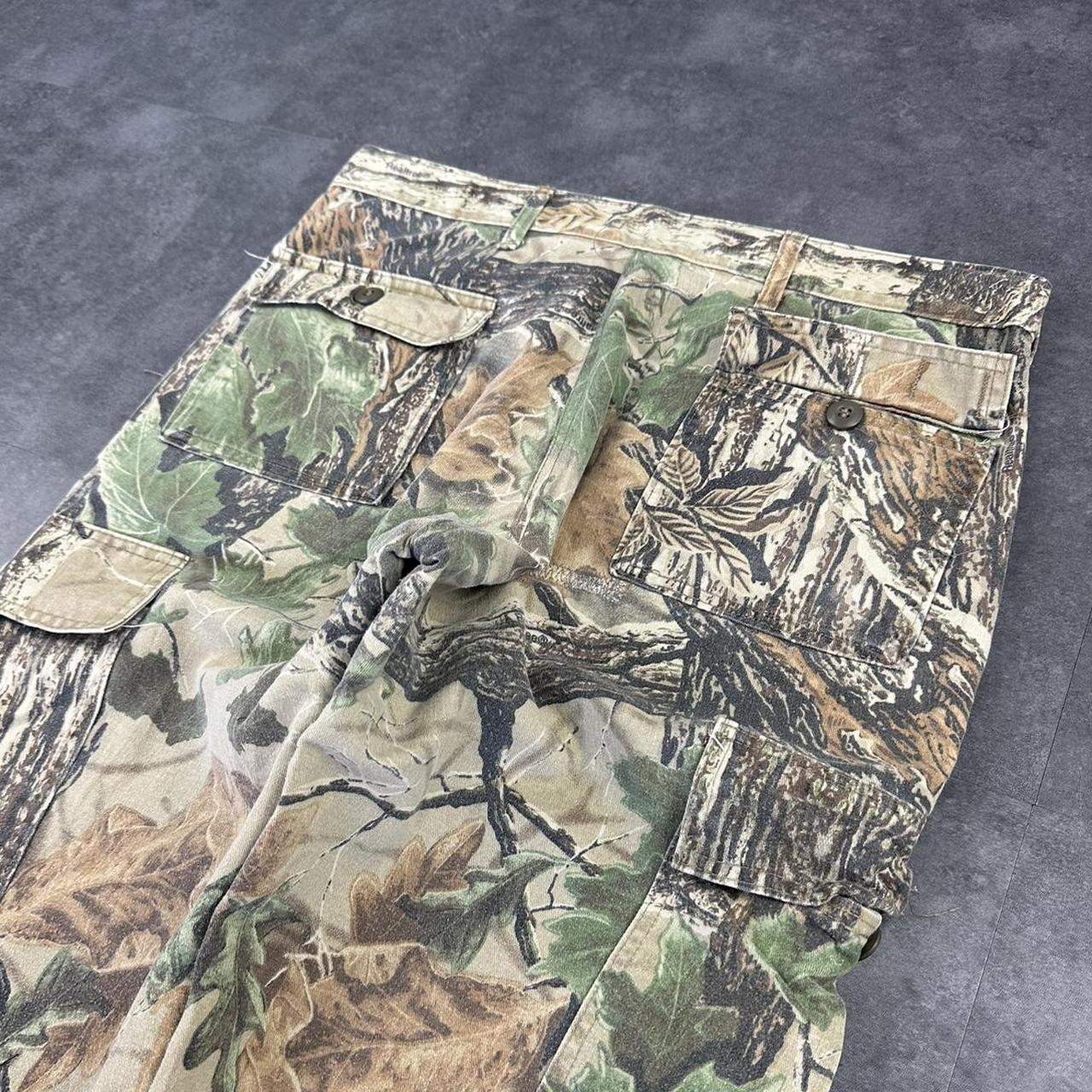 Realtree camo Mossy oak 2000s dungaree workwear cargo trousers
