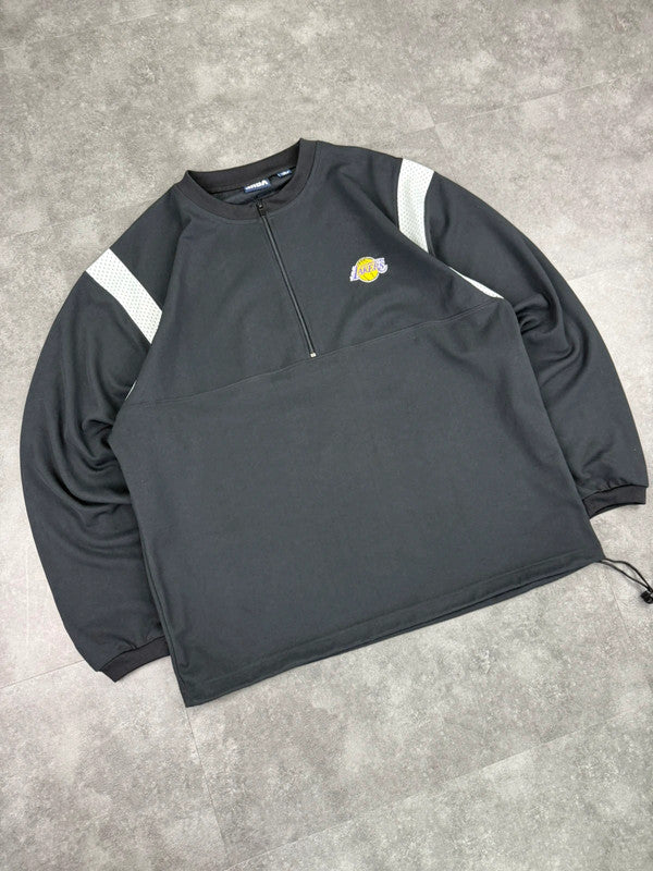 Lakers NBA 1/4 Zip Track pullover thermal breathable Sweatshirt