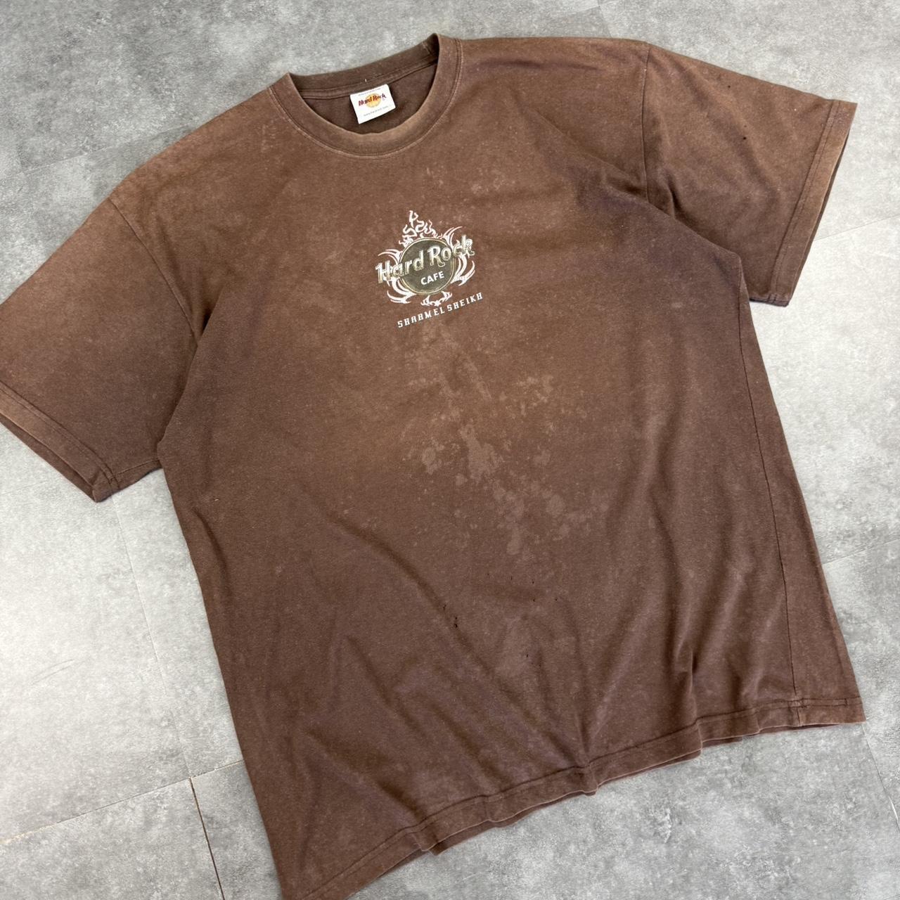 Hard Rock Cafe Skater T 2000s Print Logo design graphic T shirt