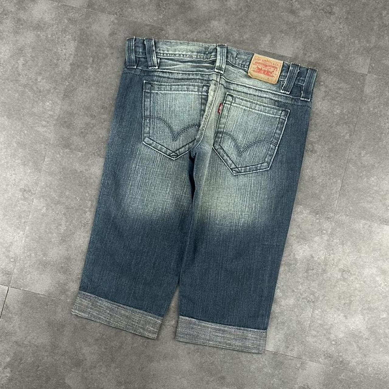 Levi’s 501 2000s dungaree workwear comfort fit denim shorts jorts