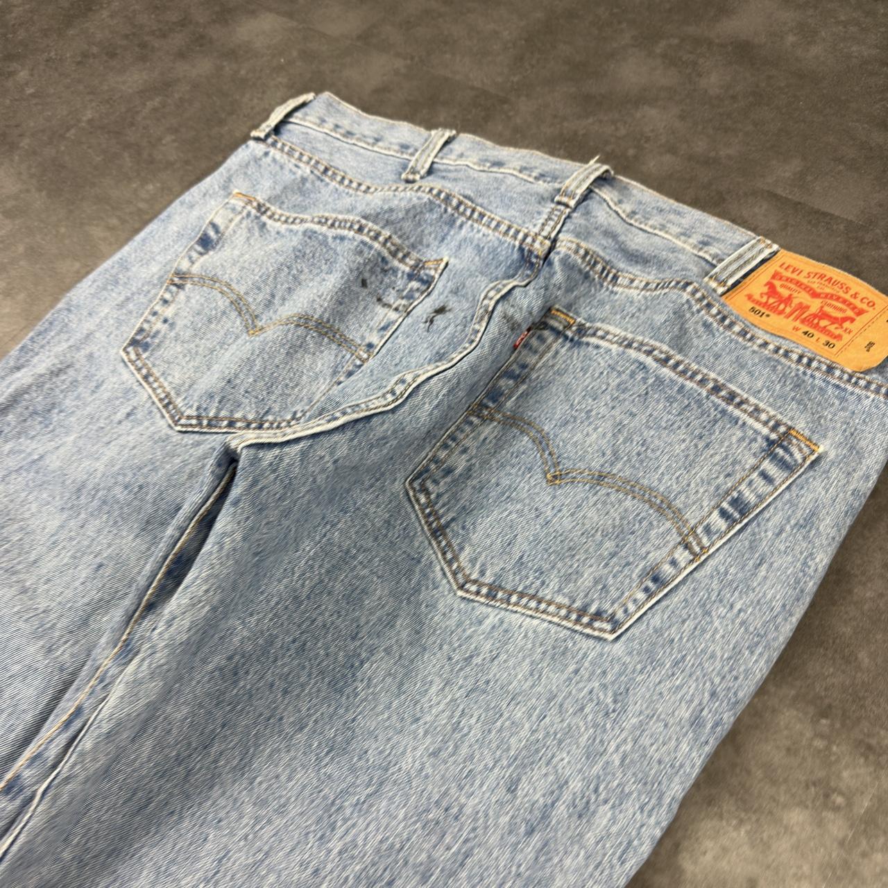 Levi’s 501 straight relaxed fit baggy jeans
