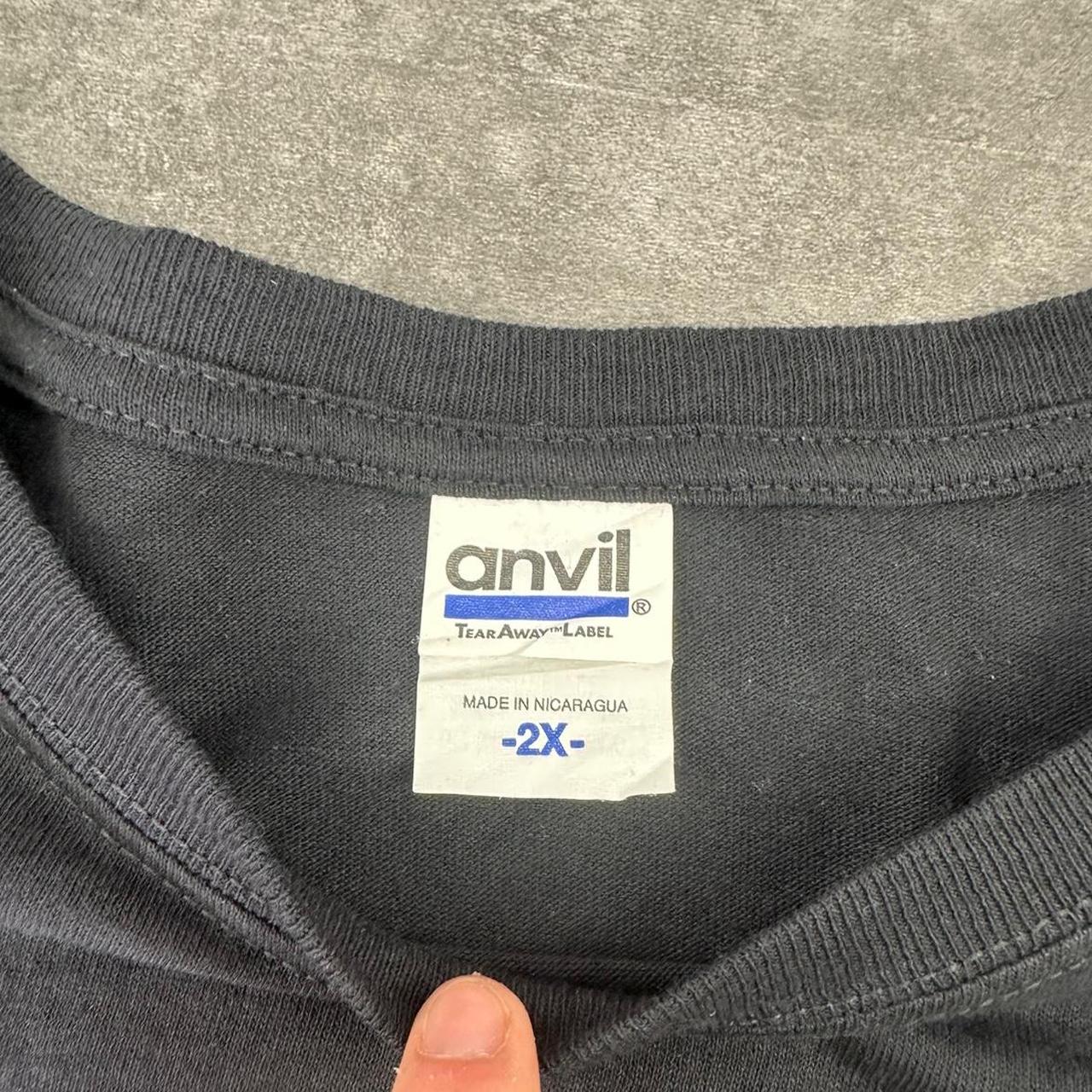 Anvil 90s printed Hawaii Surfer graphic logo shirt