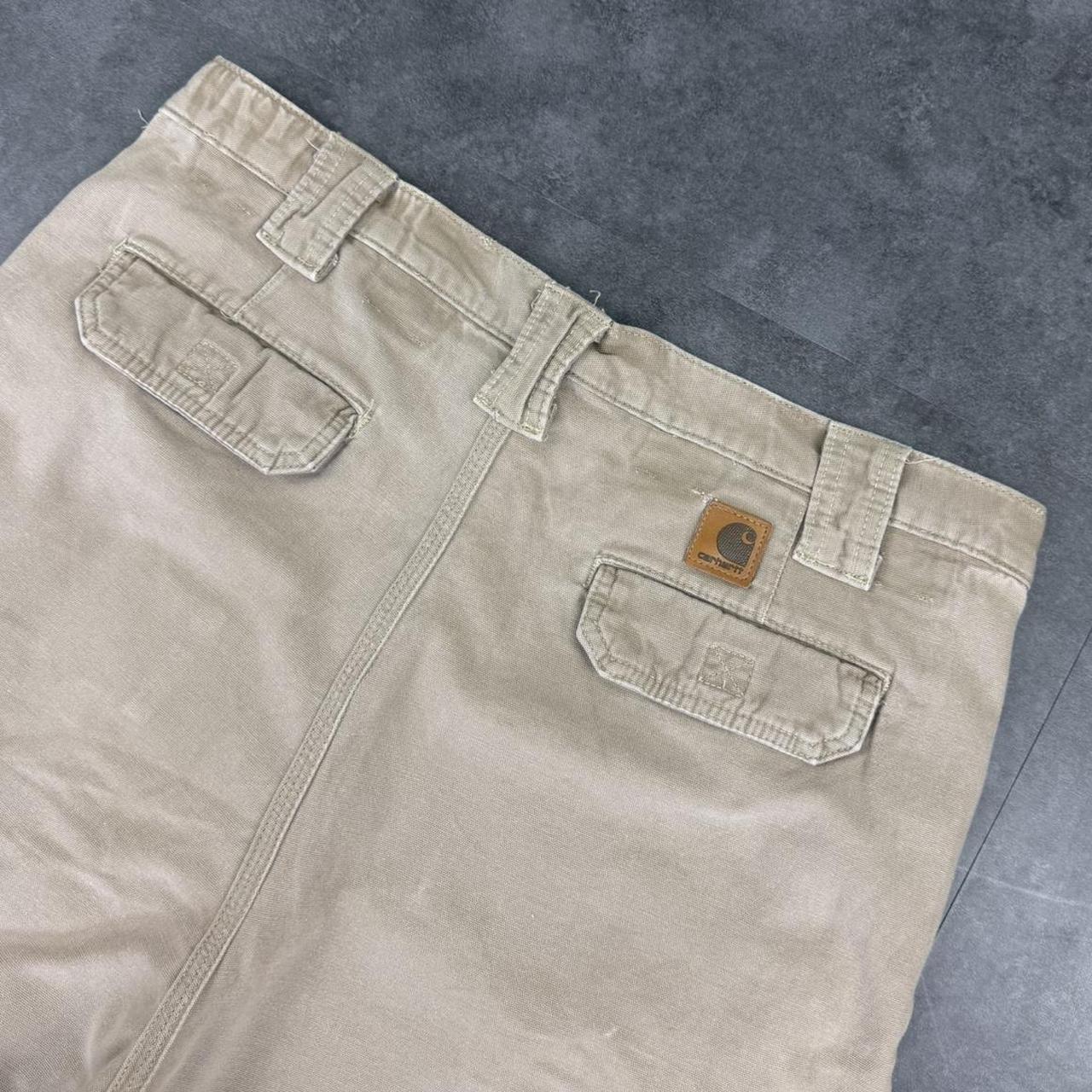 Carhartt 2000s dungaree workwear comfort fit cargo shorts