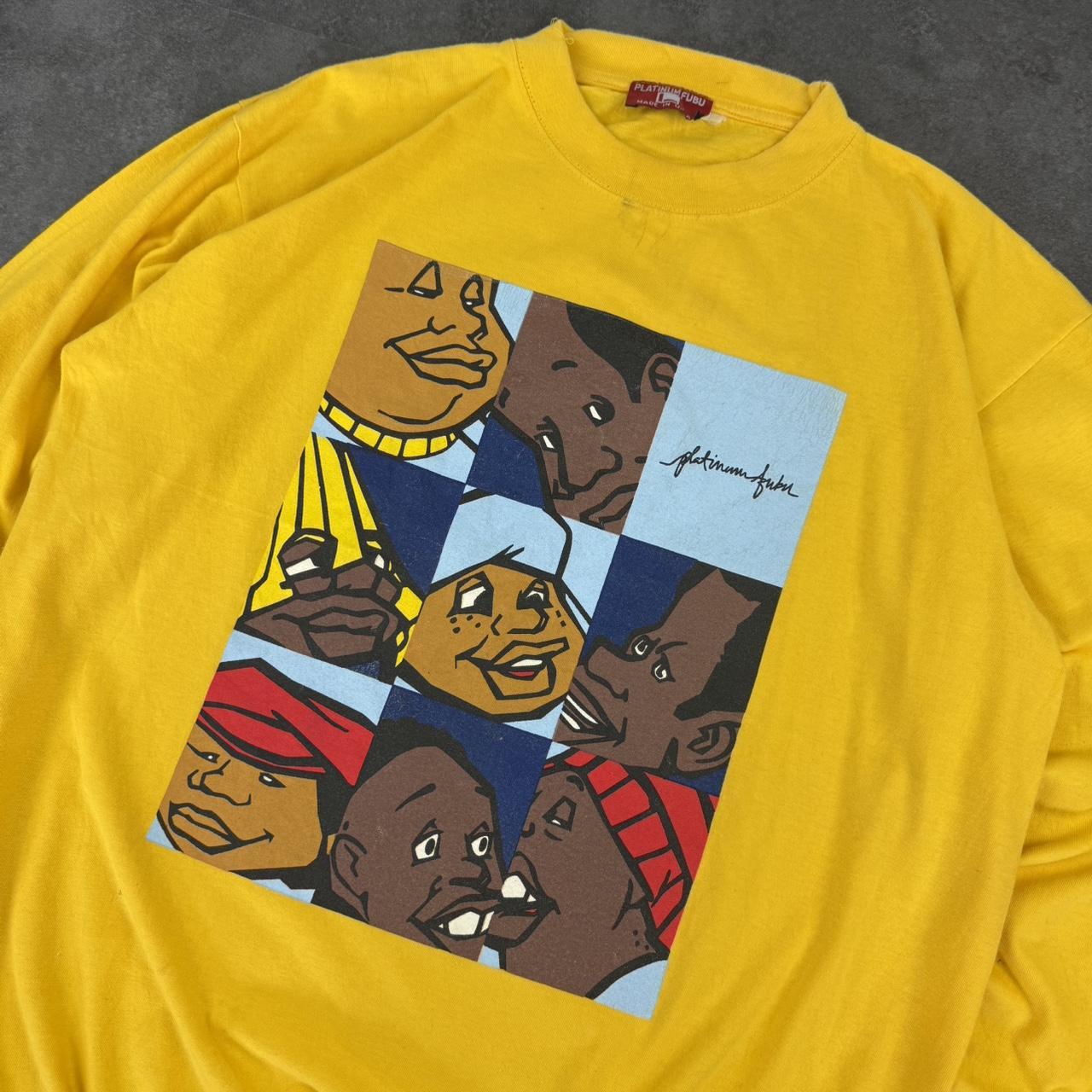 Rare Fubu Fat Albert 2000s long sleeve graphic print T shirt