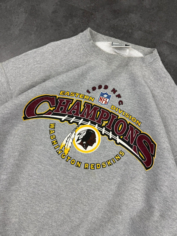 Vintage Puma Washington Redskins College Football Spellout Print Sweatshirt Y2k