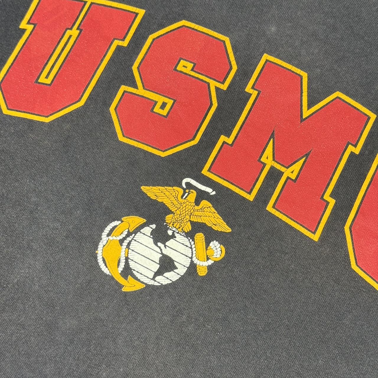 USMC 90s US Marine Corps print graphic logo T shirt