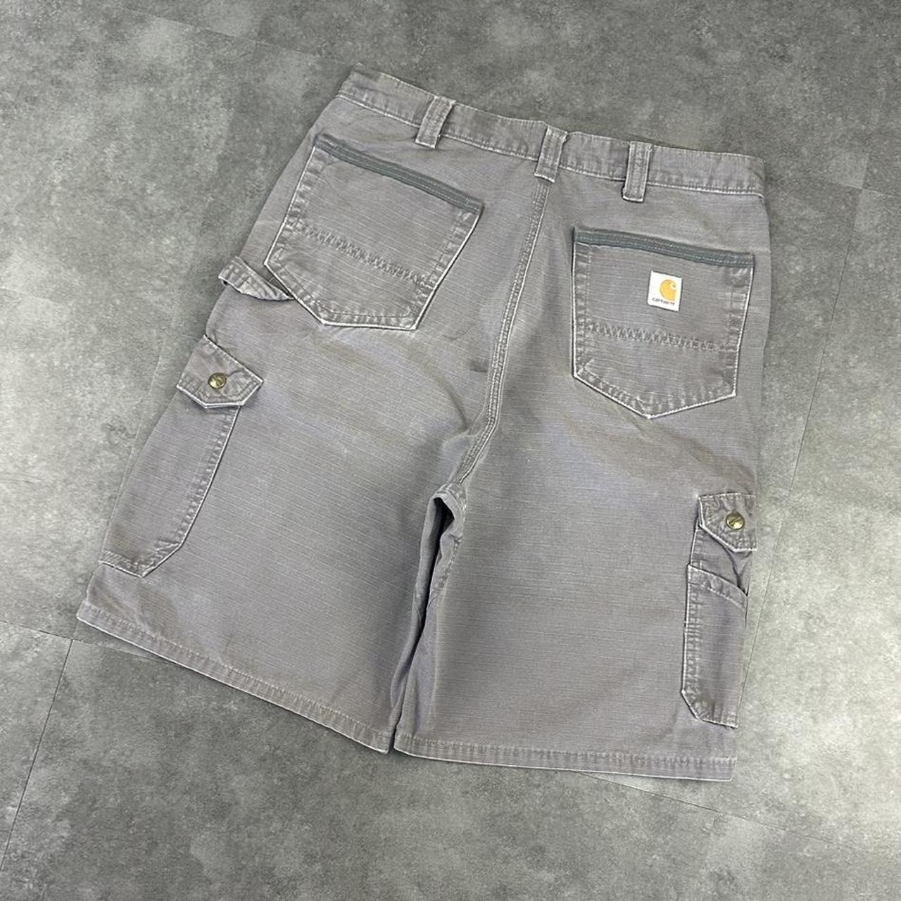 Carhartt 2000s dungaree workwear comfort fit cargo shorts