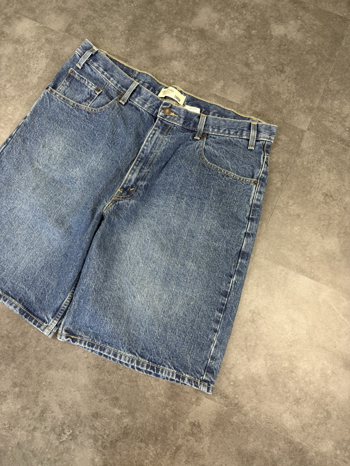 Levi's Vintage Baggy Loose Jorts 90s Y2K Denim Jeans Shorts 38zW