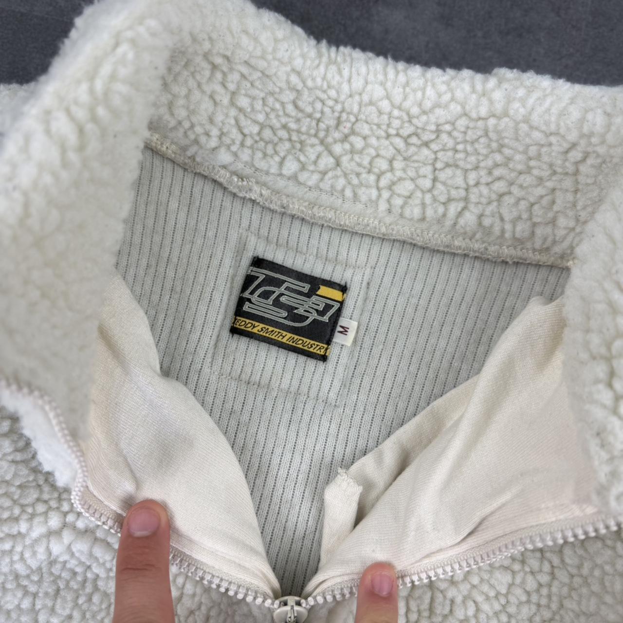 Teddy Smith Industries vintage 2000s Sherpa 1/4 zip snowboarder fleece