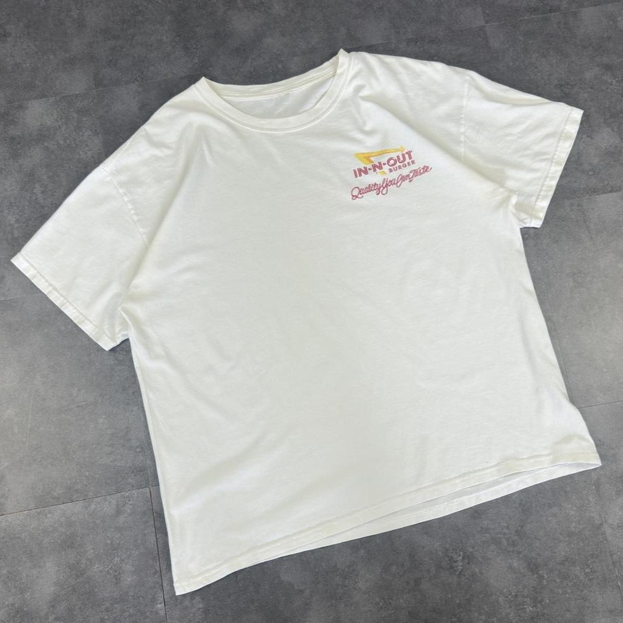 In-N-Out T 2000s Y2K logo Classic Diner print design