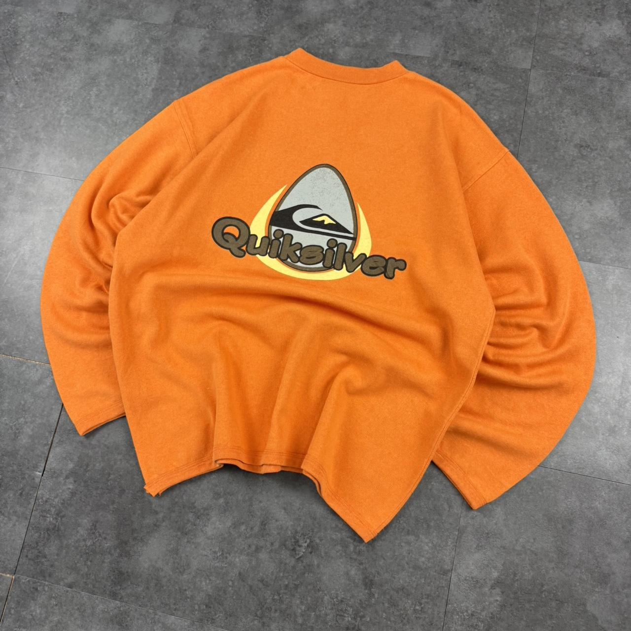 Quiksilver Vintage 2000s Surfwear company y2k spellout sweatshirt