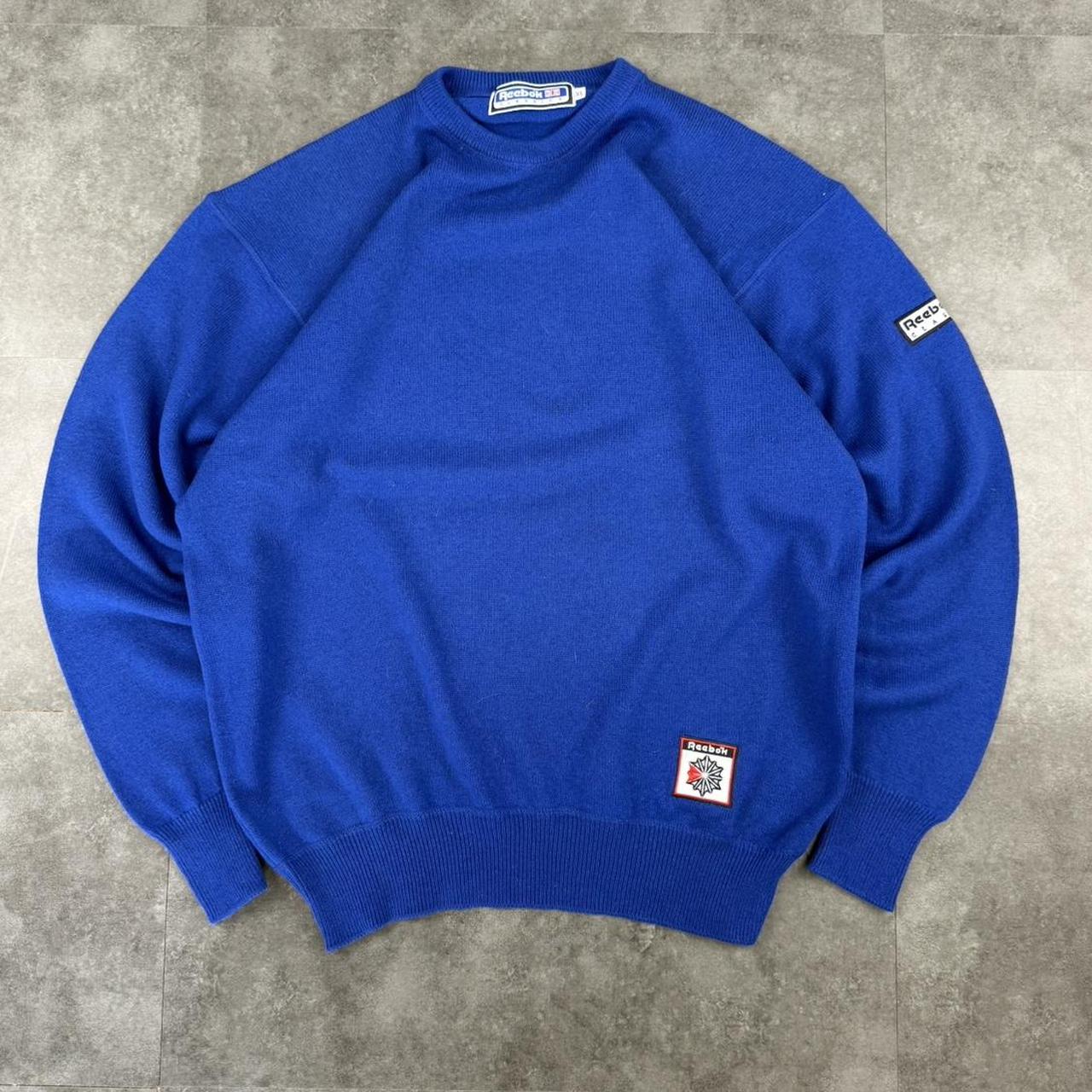 Reebok classic vintage 90s acrylic pullover jumper sweatshirt