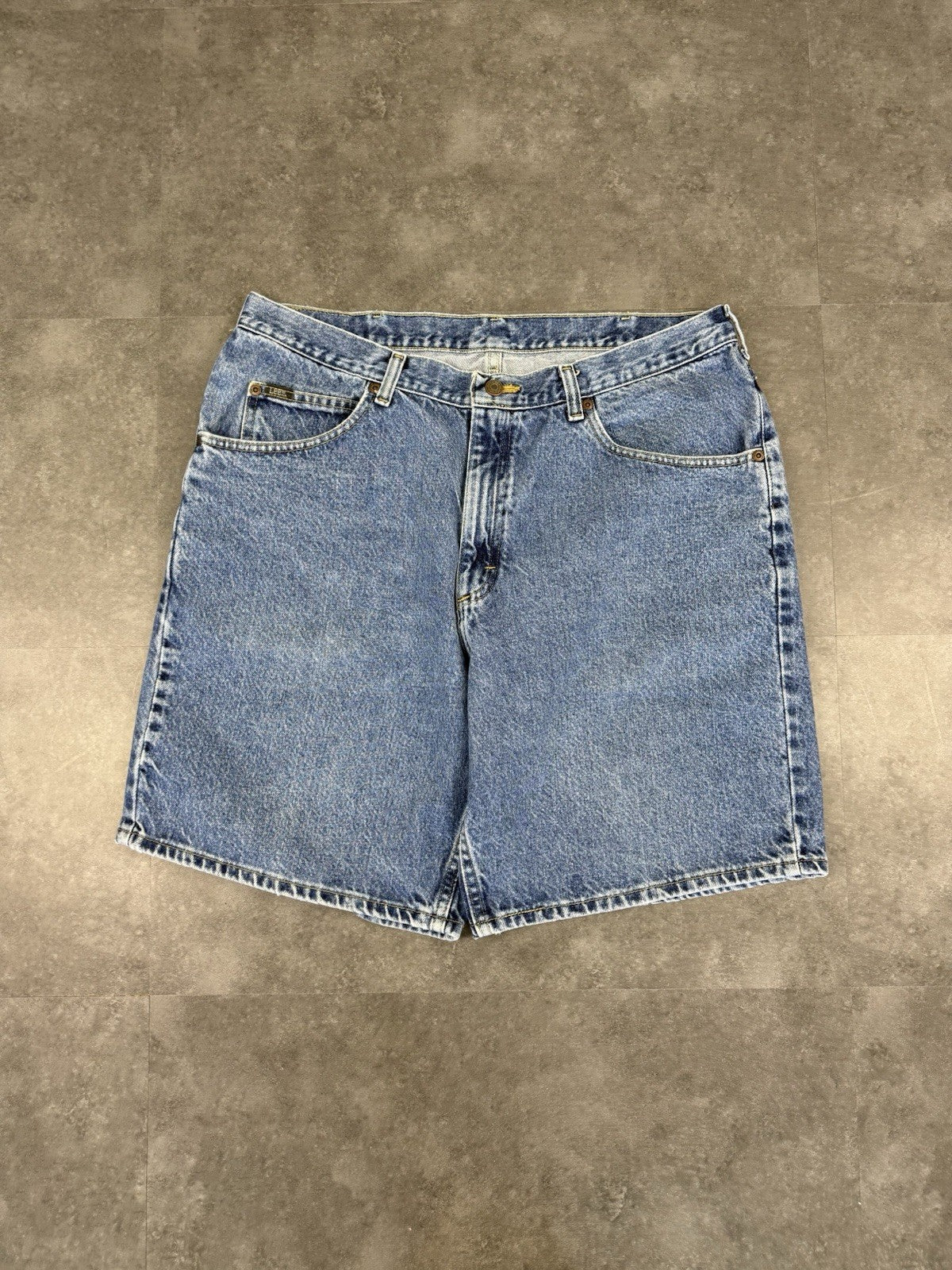 Lee Jeans Vintage Baggy Jorts 90s Y2K Denim Jeans Shorts Skater Workwear 38W