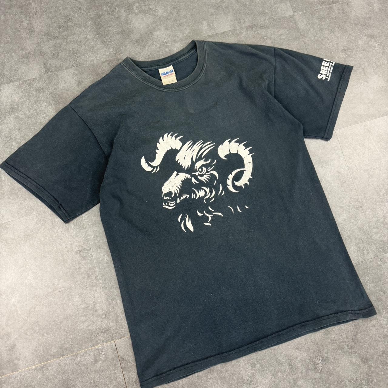 Gildan Sheep dip whisky 2000s graphic print T shirt