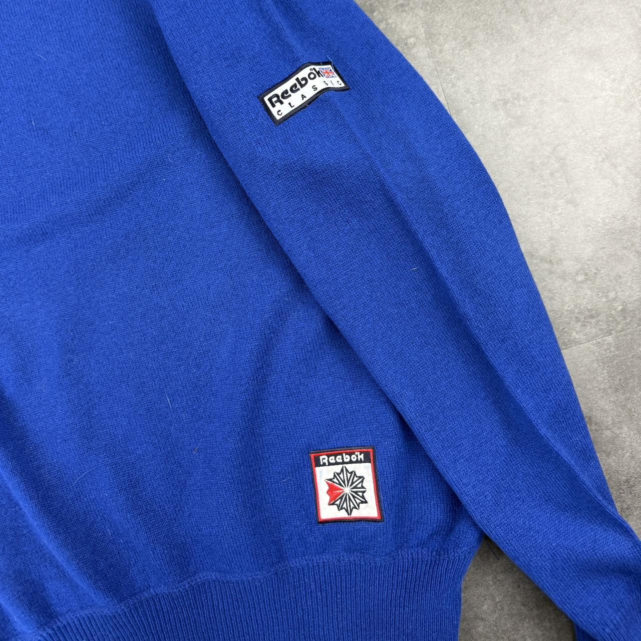 Reebok classic vintage 90s acrylic pullover jumper sweatshirt