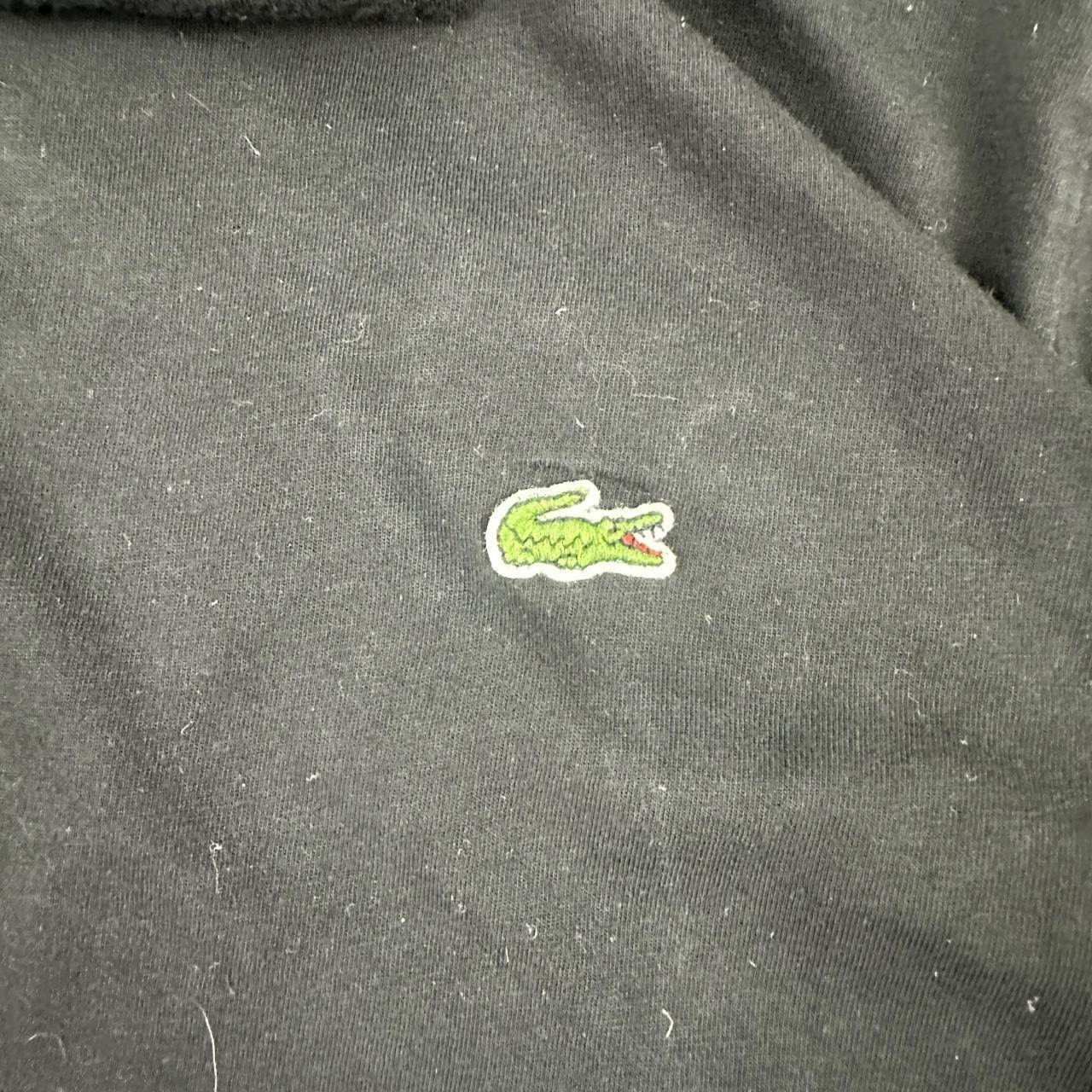 Lacoste 2000s embroidered logo long sleeve T shirt