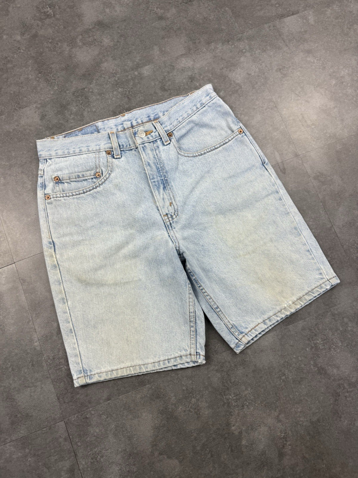Levi's 505 Vintage Baggy Straight Jorts 90s Y2K Denim Jeans Shorts 31W
