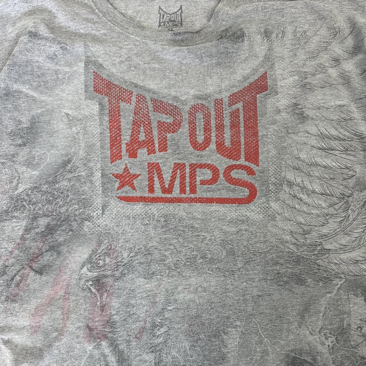 Tapout MPS T 2000s Print Logo design eagle graphic T shirt