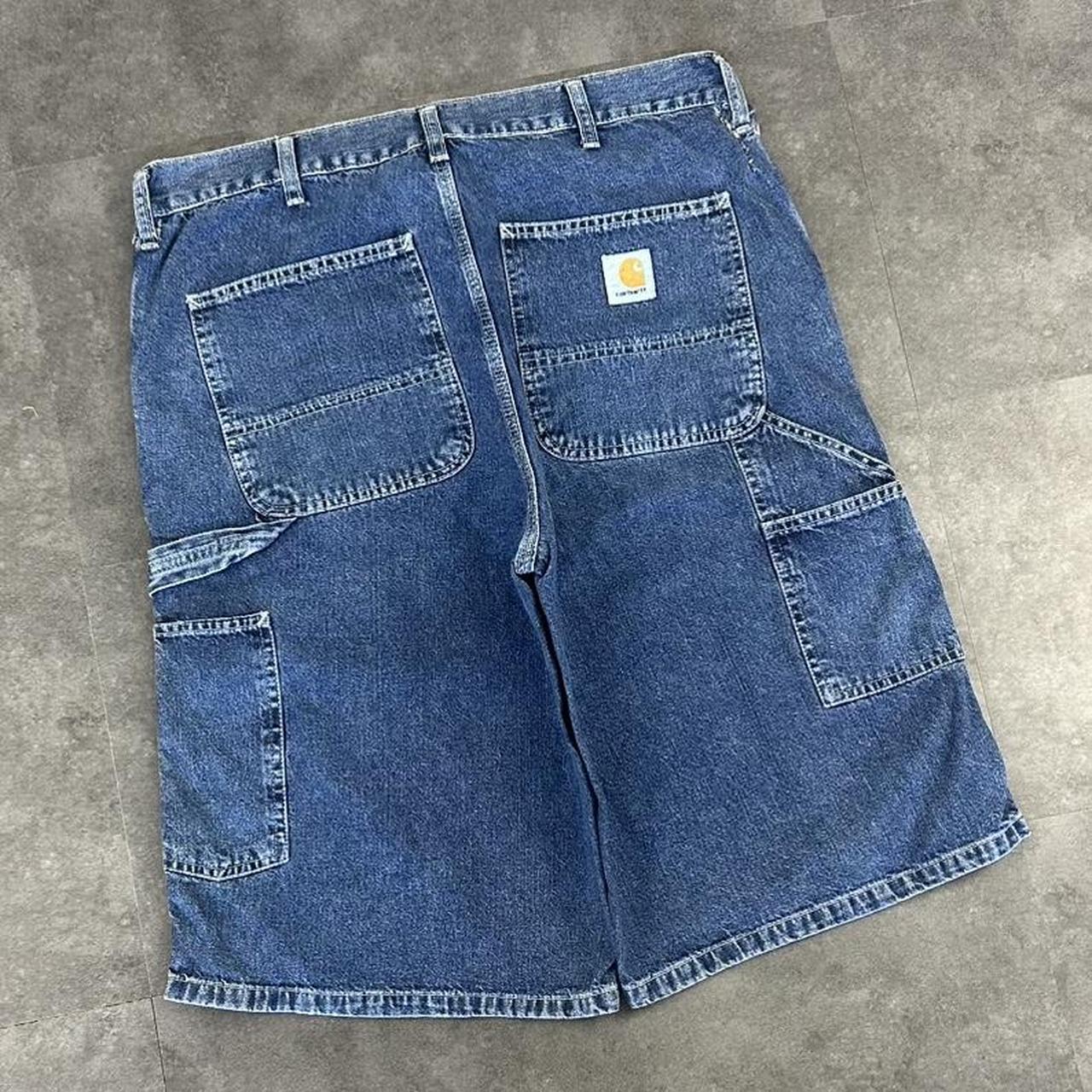Carhartt 2000s dungaree workwear comfort fit cargo shorts